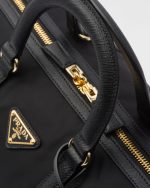 Prada Re-Edition 1978 Medium Re-Nylon and Saffiano Leather Top-Handle Bag - Image 5